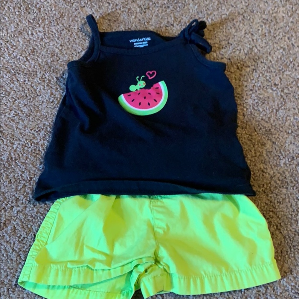 Girls watermelon outfit